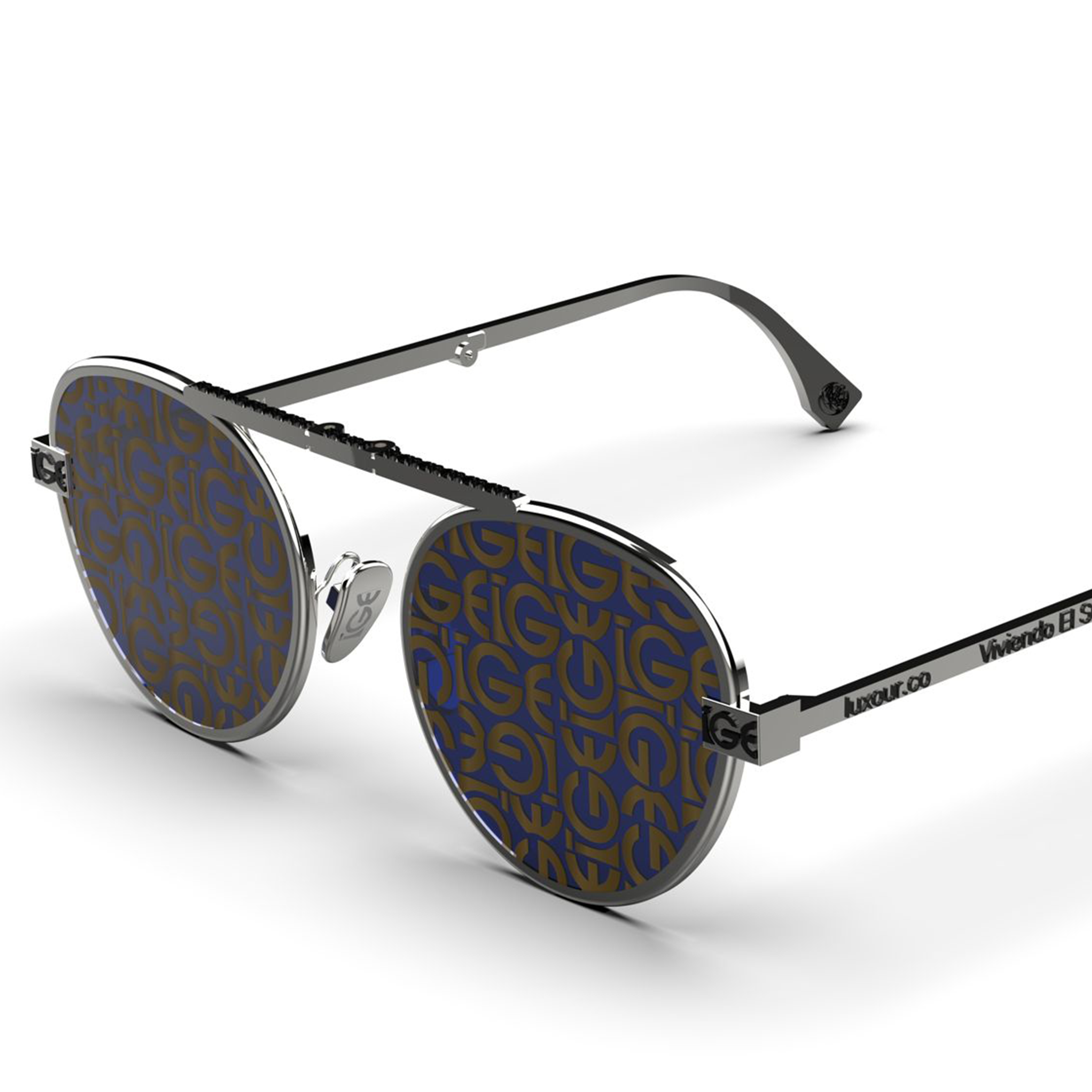 Silver LUXOURy Spectacles